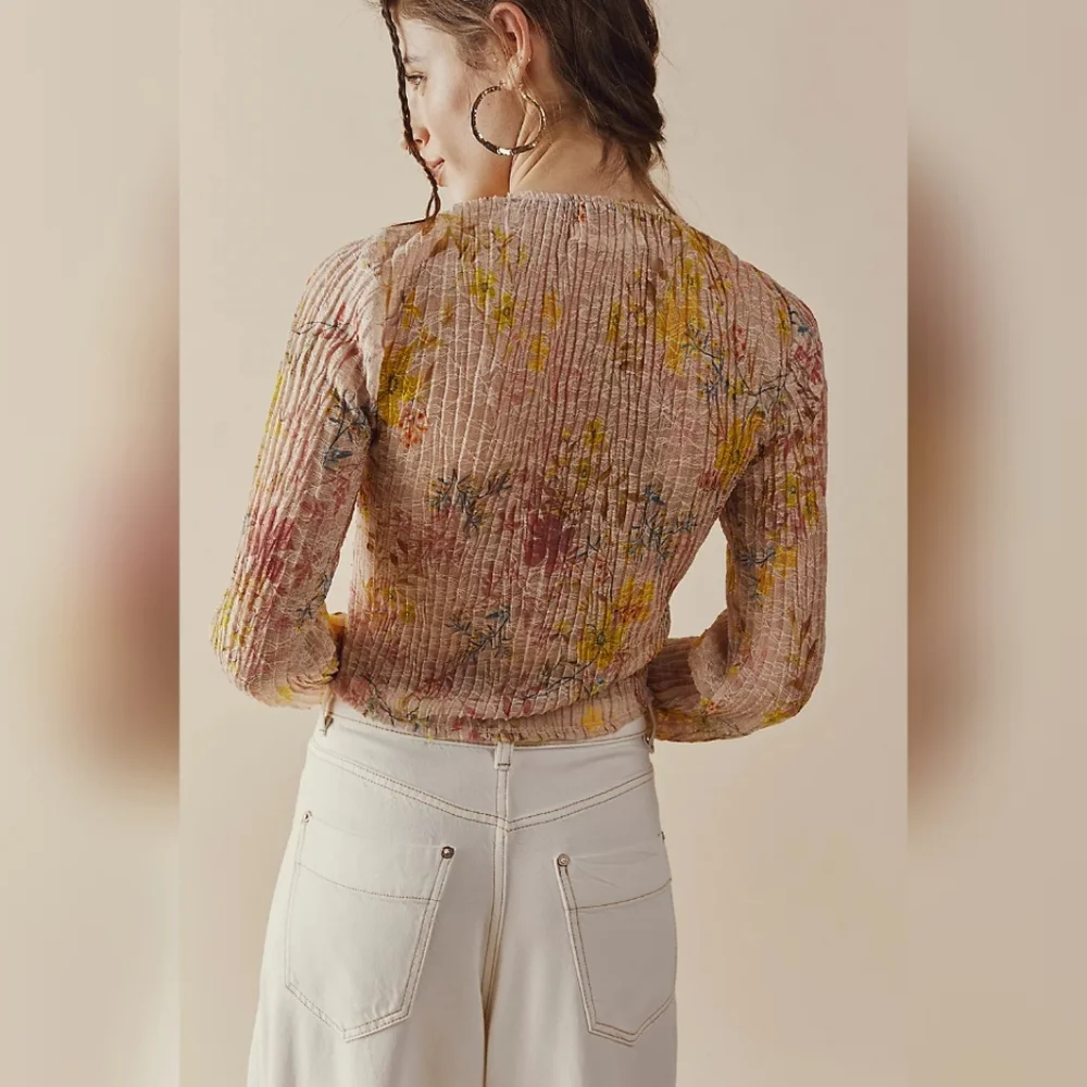 NWT Free People Angelina Top